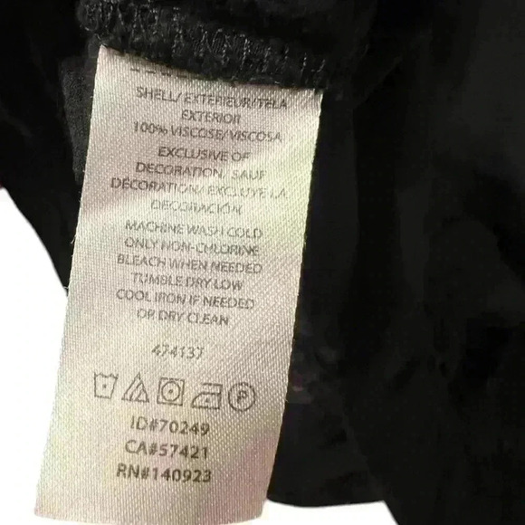 🟠Loft Black Lace Tank in petite XXS - Picture 3 of 4